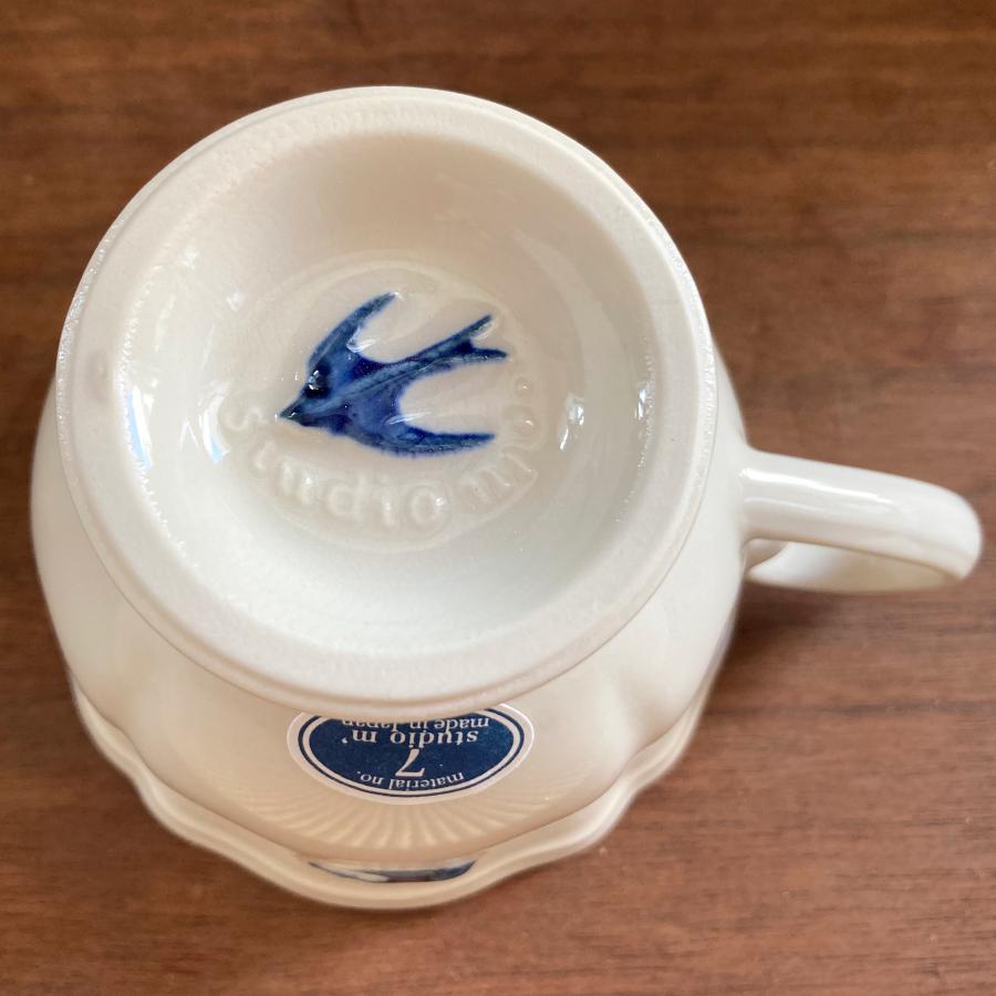 スタジオエム マグカップ アーリーバード  ツバメ スタジオM’ 食器 コーヒーカップ ティーカップ 小鳥 日本製 陶器 ギフト | studio m' | 03