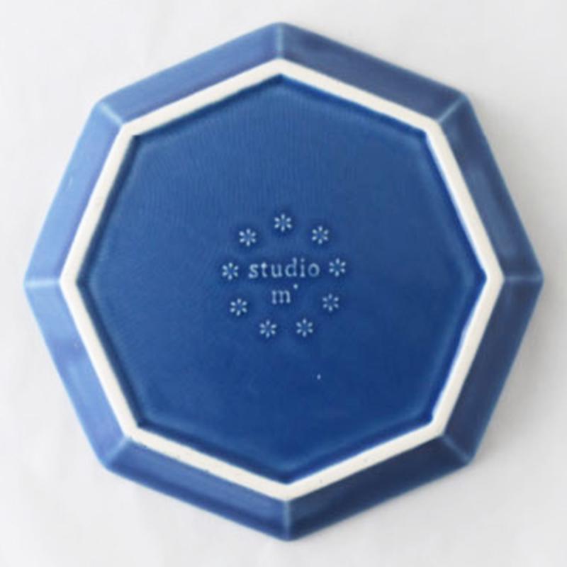 studio m'（スタジオエム） ケーキプレート プチガティ ドット縁