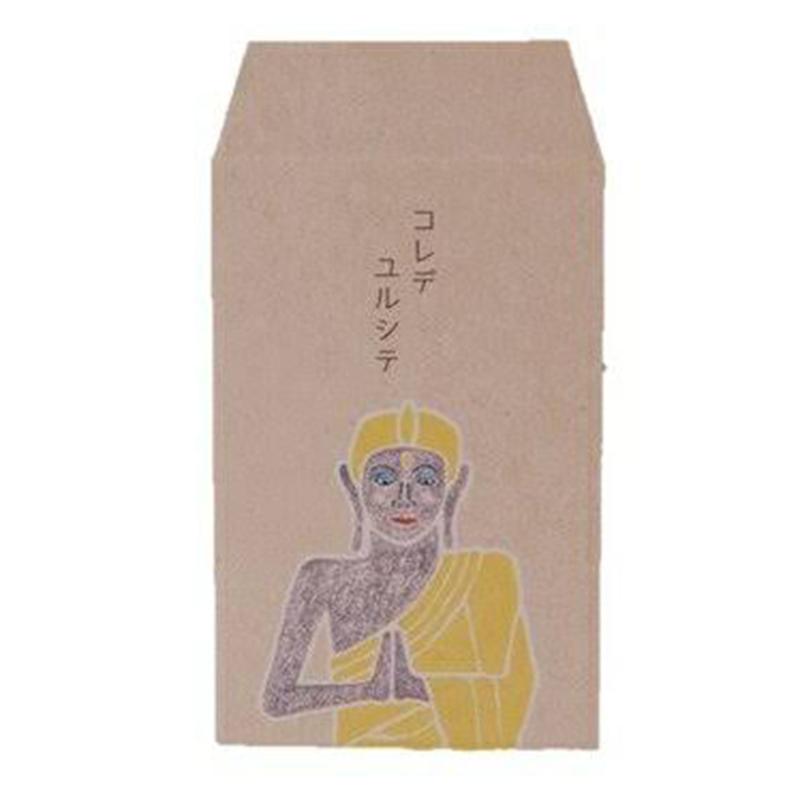 ポチ袋 仏像 クラフト紙 3枚入 祝儀袋 お年玉袋 日本製｜conceptstore｜04
