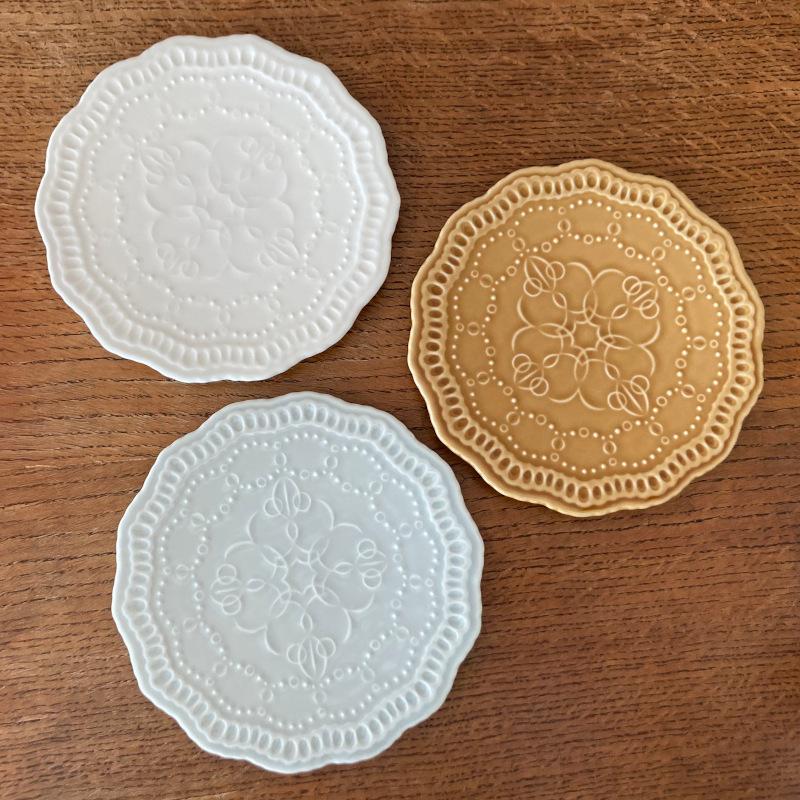 studio m'（スタジオエム） ケーキプレート エタンセル 170 ラウンド