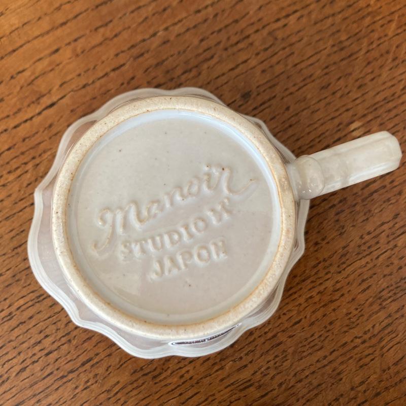 スタジオエム マグカップ マノワ コーヒーカップ 花びら ティーカップ スタジオM’ 食器 皿  取り皿 日本製 陶器 | studio m' | 05