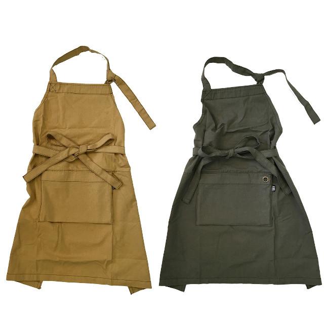 エプロン アンドパッカブル ソリッド ベージュ/カーキ アウトドア