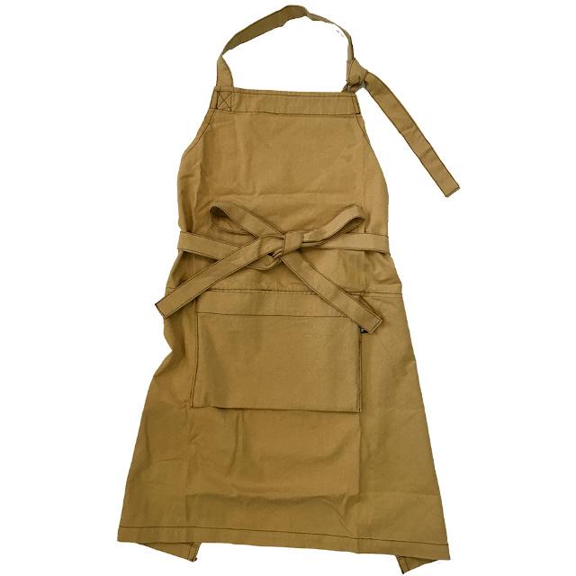 エプロン アンドパッカブル ソリッド ベージュ/カーキ アウトドア メンズ レディース テクノプライム  ギフト | ブランド登録なし | 01
