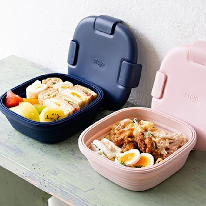 弁当箱 おすすめストージョ stojo 700ml 折りたたみ 携帯 ランチ