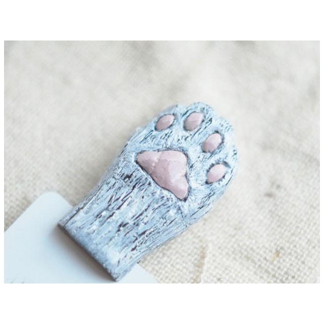 ぷにぷに肉球のねこ足 in the book　アートブックマーカー 可愛い 3色 アートなしおりmy bookmark 雑貨【レターパックプラス便可】 | ブランド登録なし | 03
