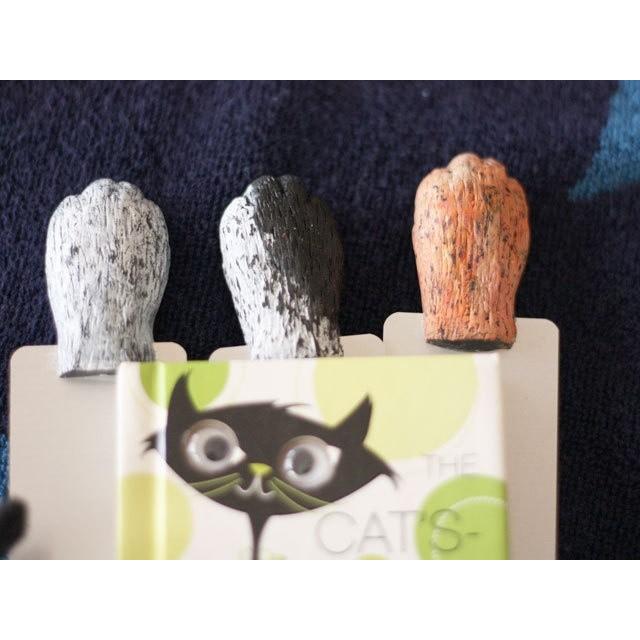 ぷにぷに肉球のねこ足 in the book　アートブックマーカー 可愛い 3色 アートなしおりmy bookmark 雑貨【レターパックプラス便可】 | ブランド登録なし | 05