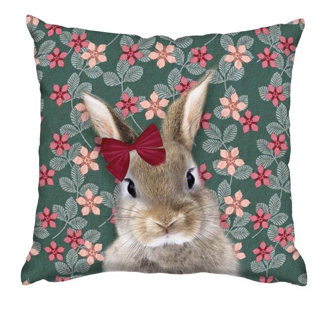 クッション ミニサイズ インナークッション付 ルーシーダンセット 25cm角 日本製 トラ  ねこ うさぎ レッセルーシーフェール リュシーダンセット ギフト | ブランド登録なし | 03