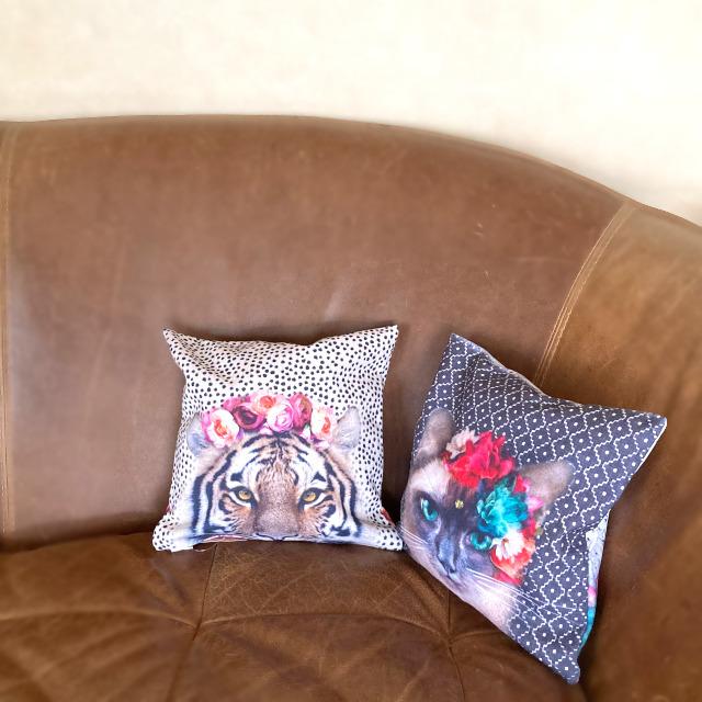 新品レッセルーシーフェール ネコのクッション Lサイズ ねこ