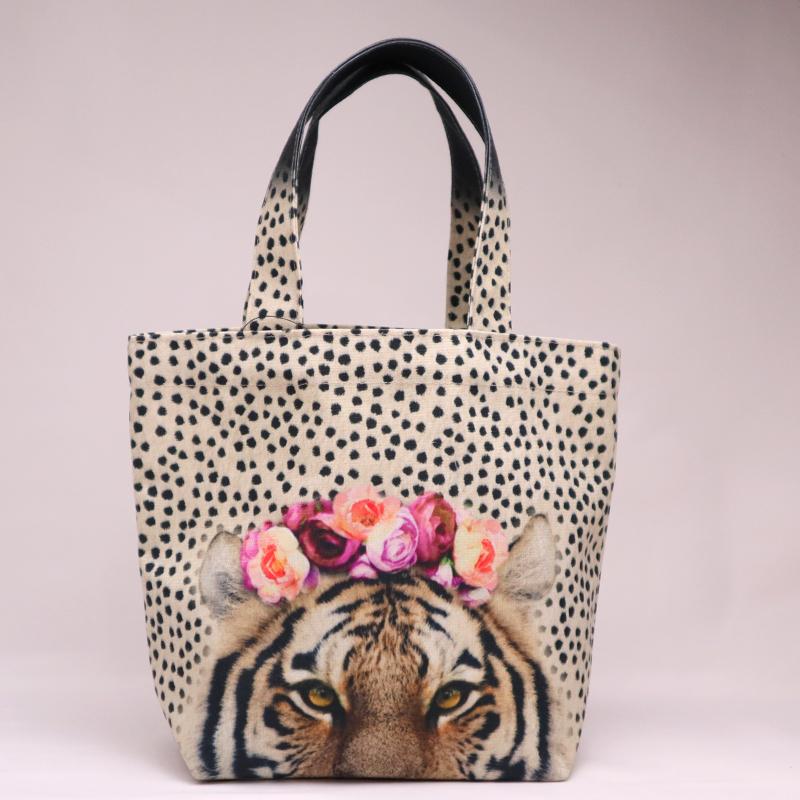 トートバッグ ミニ リュシーダンセット  ねこ エコバッグ ランチトート キャンバス 日本製 カバン かばん 鞄 レッセルーシーフェール SDGs ギフト | ブランド登録なし | 12
