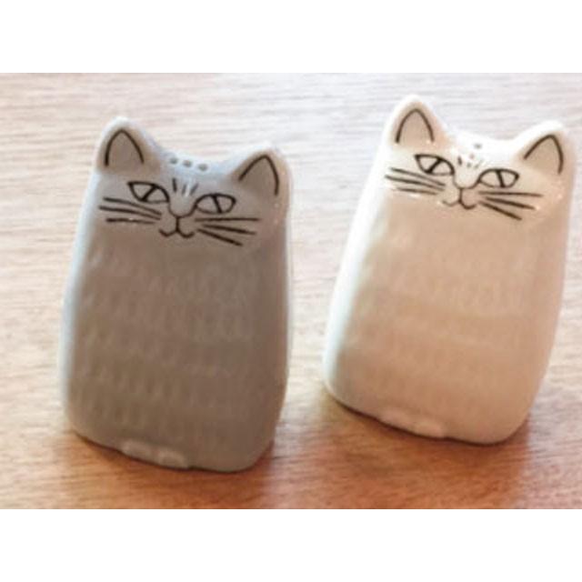 リサラーソン ねこのソルト＆ペッパー 美濃焼 塩コショウ入れ 陶器 置物 lisa larson 雑貨 | Lisa Larson