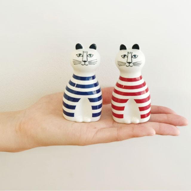 リサラーソン ねこのミンミのソルト＆ペッパー MINMI 塩コショウ入れ 磁器製 置物 lisa larson 雑貨 | Lisa Larson | 02