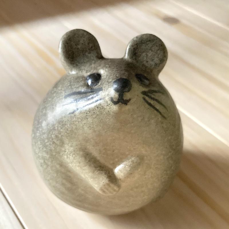 Lisa Larson リサラーソン 三匹のネズミ ねずみ 陶器置物 北欧
