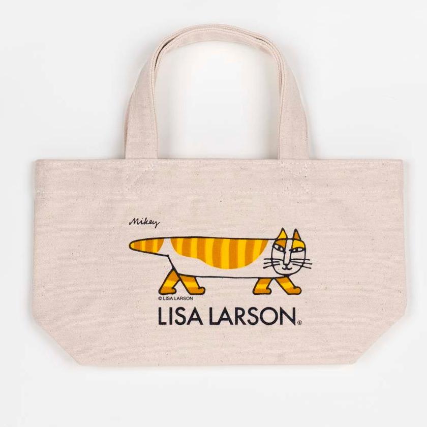 Lisa Larson リサラーソン トートバッグ ミニ シマ猫 マイキー ランチ 
