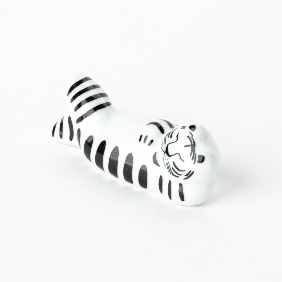 リサラーソン 箸置き 2個セット ねころぶ白虎 干支シリーズ 2022 波佐見焼 トラ とら 寅 置物 陶器 lisa larson | Lisa Larson | 06