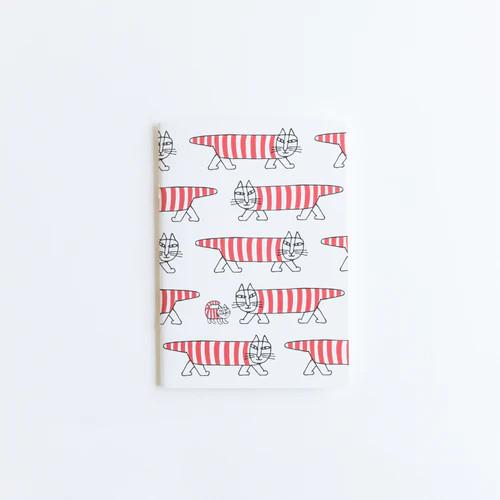 リサラーソン ノート マイキー A5中綴じ ねこ 北欧 | Lisa Larson | 01