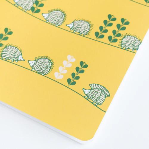 Lisa Larson（リサラーソン） ノート ハリネズミ3兄弟 A5 中綴じ はり