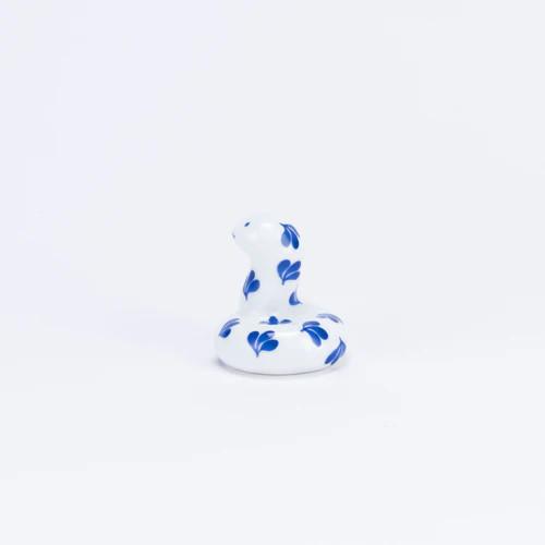 リサラーソン へび 干支シリーズ ここからつづくへび あおい 2025 波佐見焼 巳 蛇 置物 陶器 lisa larson | Lisa Larson | 03