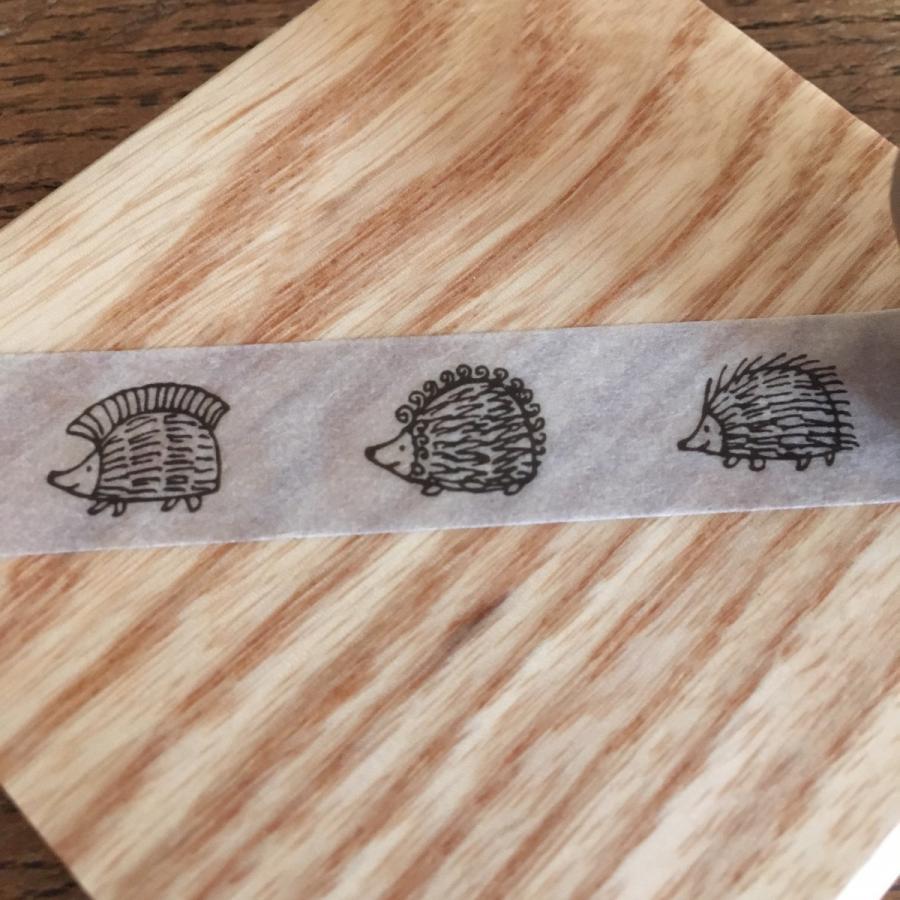 】リサラーソン マスキングテープ ハリネズミ三兄弟 15mm マステ はりねずみ 北欧デザイン lisa larson | Lisa Larson | 02