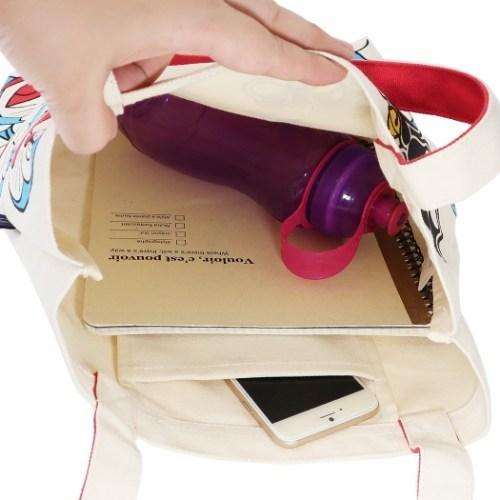 ムーミン トートバッグ リトルミイ エコバッグ キャンバス グッディバッグ ポケット付 サブバッグ 帆布 北欧 moomin スナフキン | MOOMIN | 05