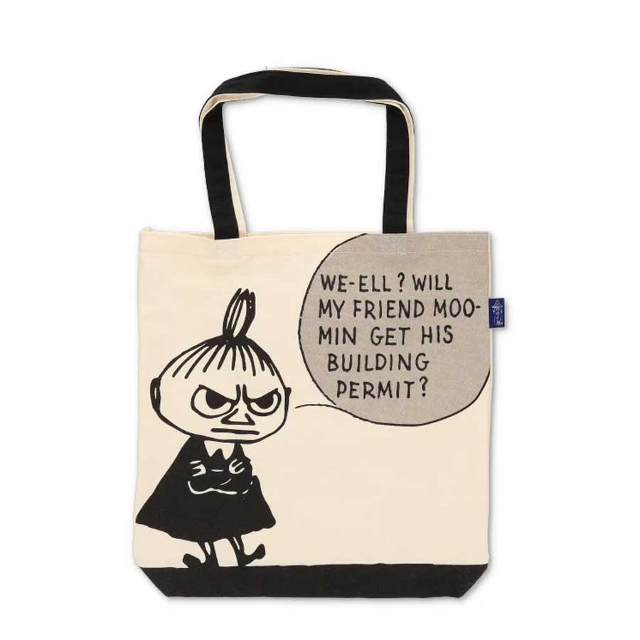 ムーミン トートバッグ リトルミイ エコバッグ キャンバス グッディバッグ ポケット付 サブバッグ 帆布 北欧 moomin スナフキン | MOOMIN | 04