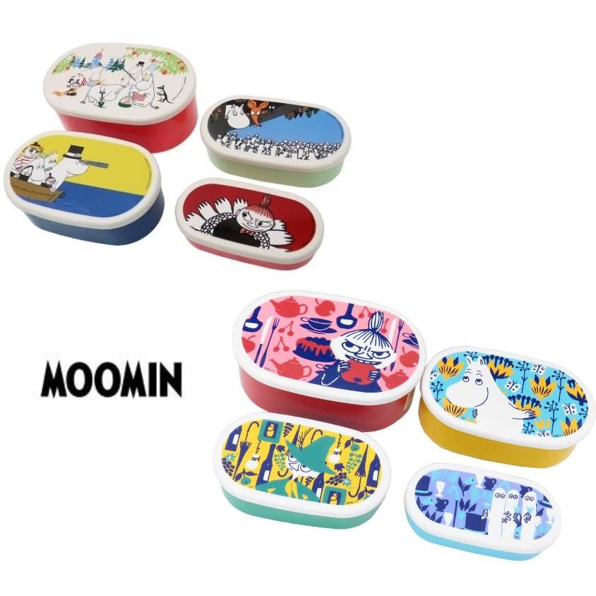 MOOMIN（ムーミン） 弁当箱 4Pランチボックス ミイ 4個セット 4段