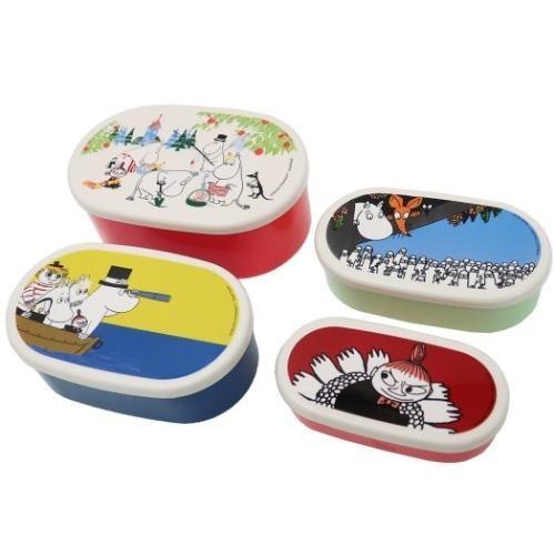 MOOMIN（ムーミン） 弁当箱 4Pランチボックス ミイ 4個セット 4段