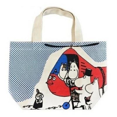 2014 ムーミン展 限定ポスター + ランチバック + 布バック スケーター 帆布 ランチバッグ ランチ トートバッグ お弁当 バッグ