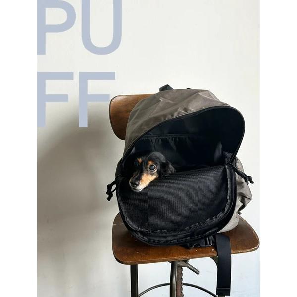 ペット バックパック キャリーバッグ 撥水加工 リュック  キャリーバッグ ペット 猫 犬 ブラック/カーキ | ブランド登録なし | 03