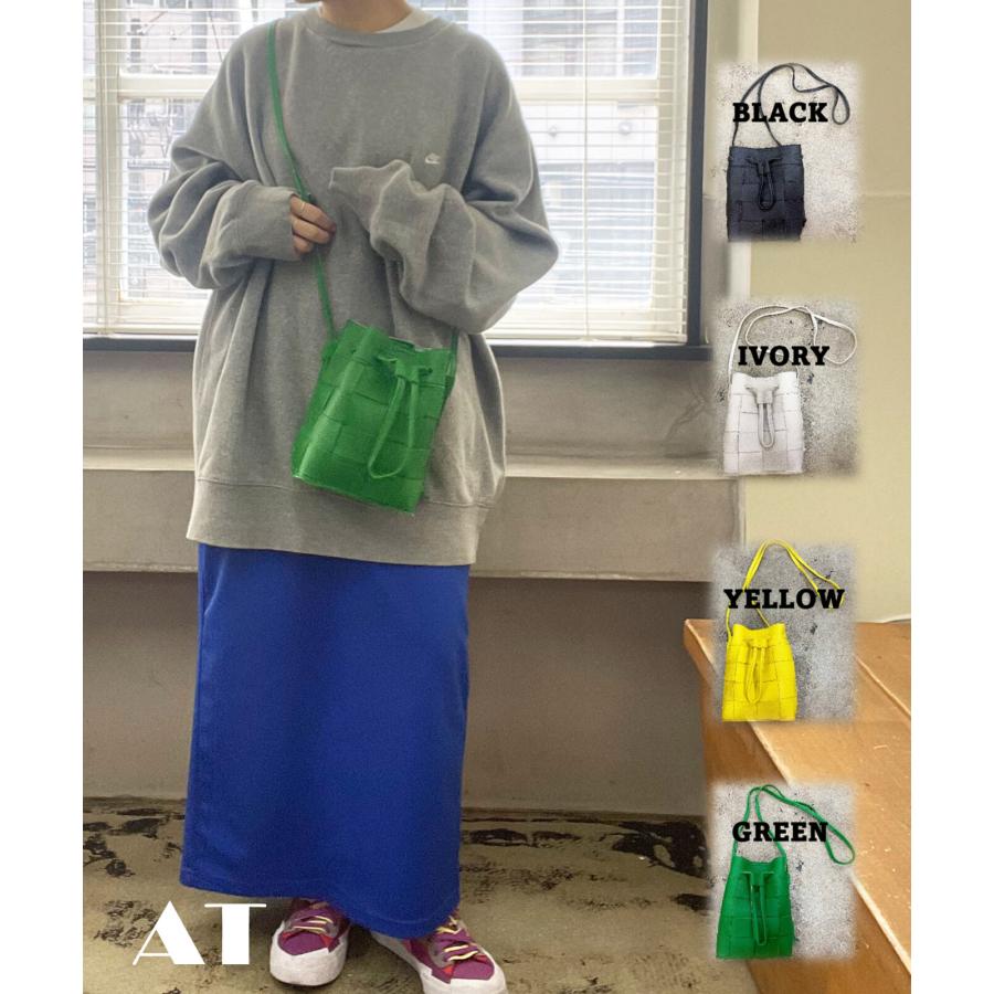 巾着ショルダーバッグ メッシュ 編み込み ポシェット サコッシュ 巾着ショルダーバッグ メッシュ 編み込み ポシェット サコッシュ