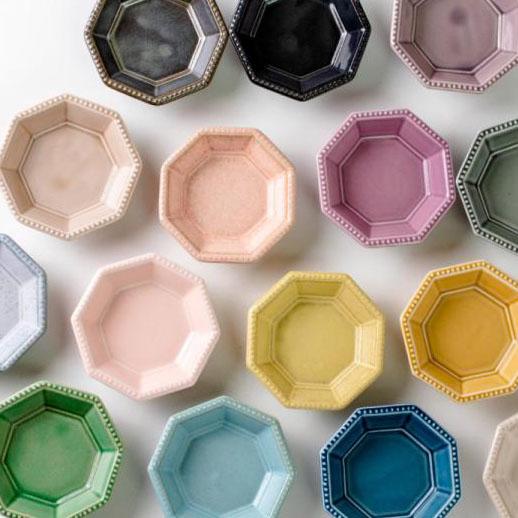 豆皿 小皿 Amy エイミー 85 八角 プレート 日本製 美濃焼 食器 磁器 Made in Japan | 