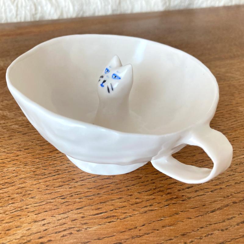 エレオノール・ボストロム ティーカップ ねこ 猫 ネコ コーヒーカップ