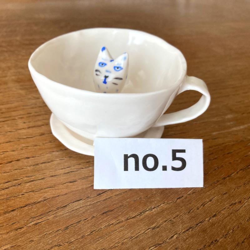 エレオノール・ボストロム カップ&ソーサー ねこ 猫 ネコ コーヒーカップ ティーカップ 陶器製 北欧雑貨 Eleonor Bostrom | ブランド登録なし | 03