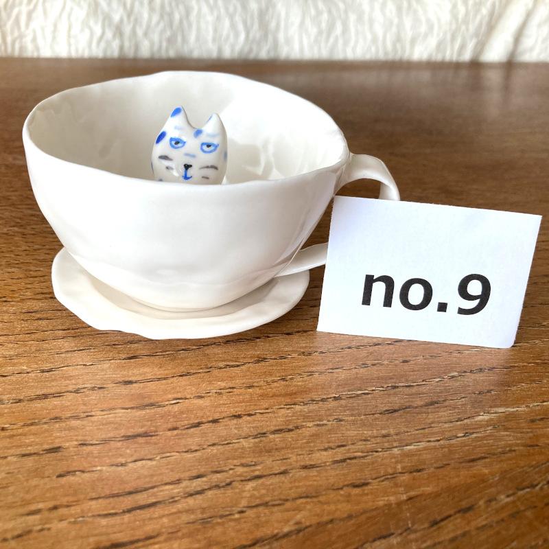 エレオノール・ボストロム カップ&ソーサー ねこ 猫 ネコ コーヒーカップ ティーカップ 陶器製 北欧雑貨 Eleonor Bostrom | ブランド登録なし | 04