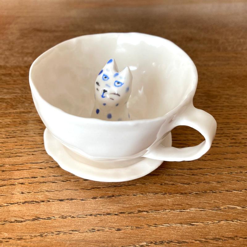 エレオノール・ボストロム カップ&ソーサー ねこ 猫 ネコ コーヒーカップ ティーカップ 陶器製 北欧雑貨 Eleonor Bostrom | ブランド登録なし | 16