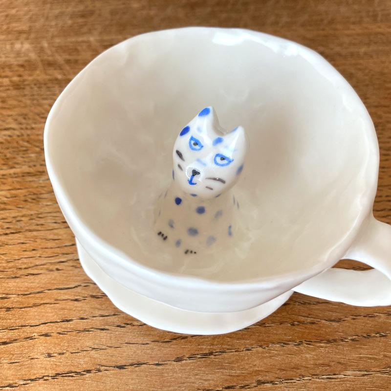 エレオノール・ボストロム カップ&ソーサー ねこ 猫 ネコ コーヒーカップ ティーカップ 陶器製 北欧雑貨 Eleonor Bostrom | ブランド登録なし | 17