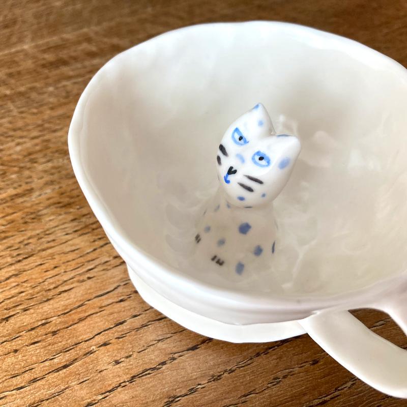 エレオノール・ボストロム カップ&ソーサー ねこ 猫 ネコ コーヒーカップ ティーカップ 陶器製 北欧雑貨 Eleonor Bostrom | ブランド登録なし | 07