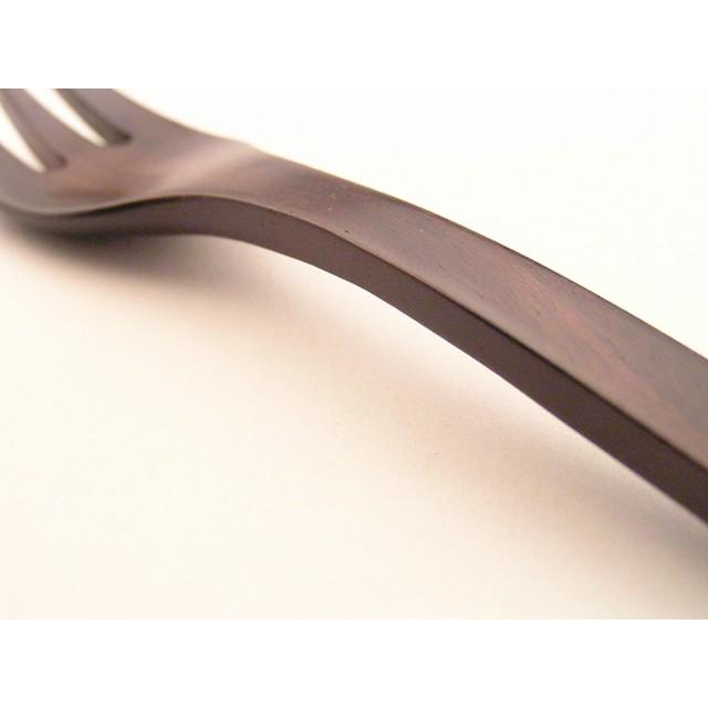 ナチュラルな木のフォーク 紫檀・サオ ナチュラルデザイン 木の食器 |  | 05