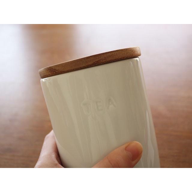 陶器と木蓋のティーキャニスター ナチュラル 日本製 ナチュラルデザイン｜conceptstore｜04