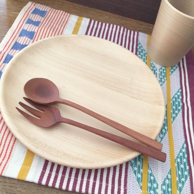 木のお皿 プレートディッシュ　MUTE Mサイズ 21cm メープル 楓 ケーキプレート サイドプレート ナチュラルデザイン 木の食器 |  | 01
