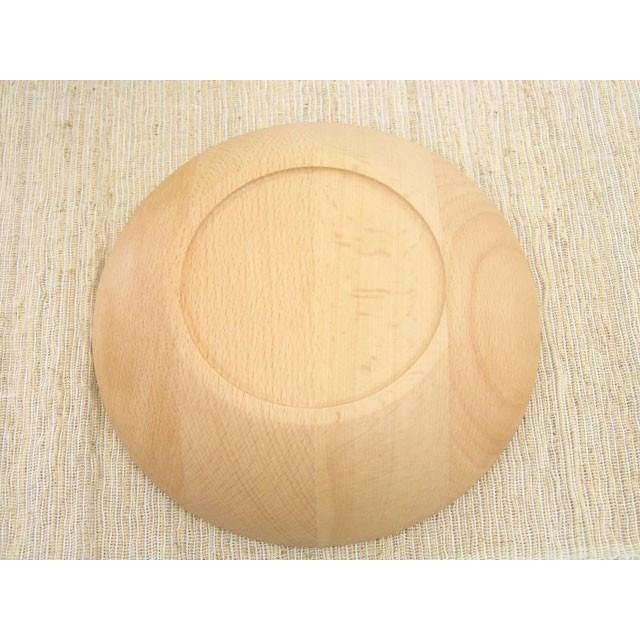 木のお皿 ラウンドディッシュ Lサイズ 23cm MUTE お皿 ナチュラル