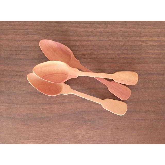 古い ククサのスプーン 北欧 木製M296