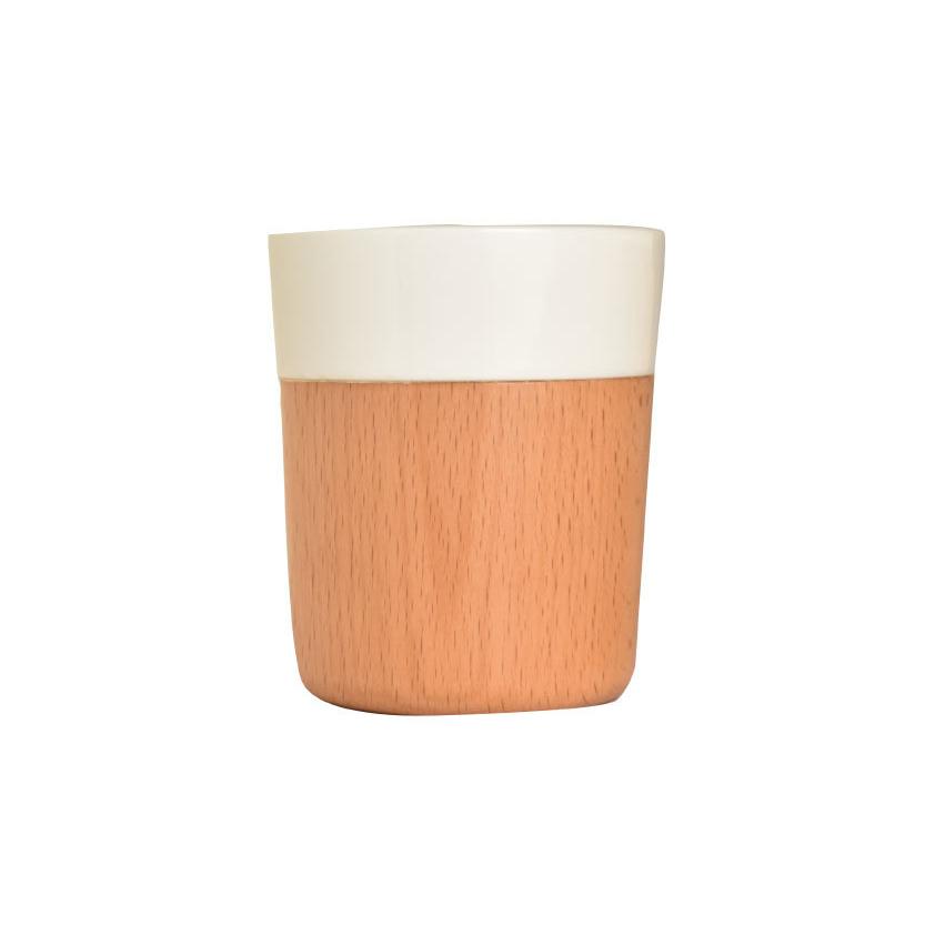 木と陶器のマグカップ 木影 kokage ぬくもりのある木のコップー ぶな/メープル/欅/山桜 北欧インテリア ナチュラルデザイン 木の食器 ギフト |  | 03