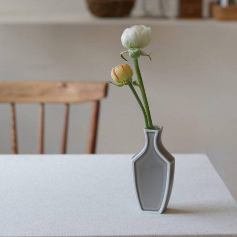 花瓶  花色 hanairo ふちどり ミニ 一輪挿し フラワーベース 花器 小田陶器 ニュアンスカラー 美濃焼 白磁器 日本製 |  | 04