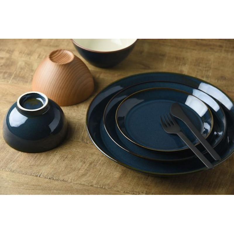 サイドプレート 北欧ブルー 丸プレート 15cm ケーキプレート サラダ