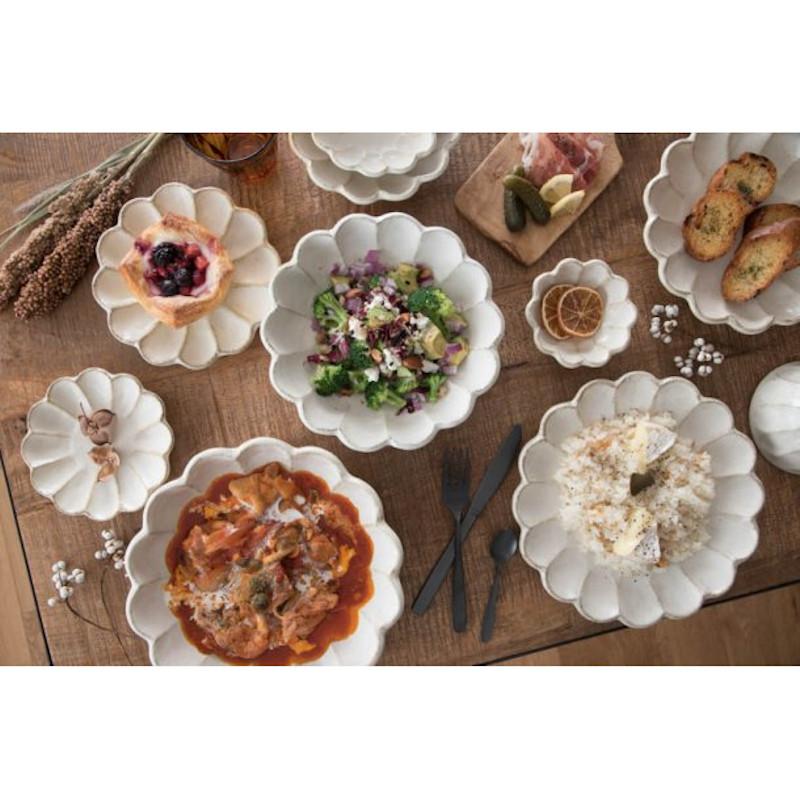 サイドプレート ケーキ皿 サラダプレート リンカ 輪花 21cm 日本製