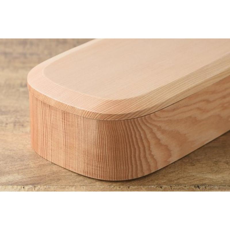 弁当箱 おすすめ 木製 白木くりぬき弁当箱 スクエア ランチボックス ナチュラル |  | 03