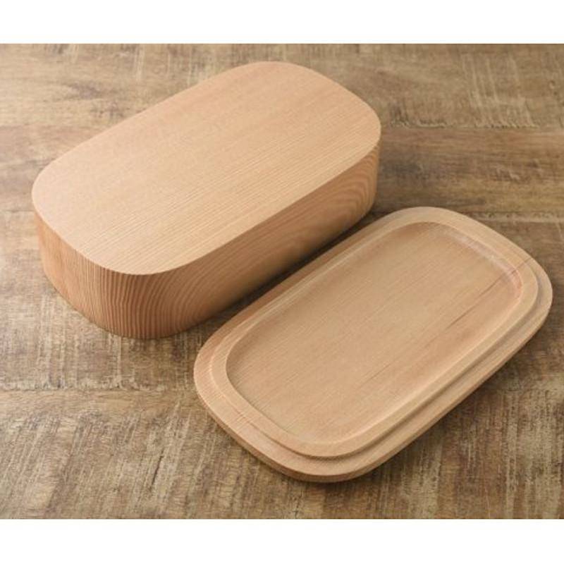 弁当箱 おすすめ 木製 白木くりぬき弁当箱 スクエア ランチボックス ナチュラル |  | 05