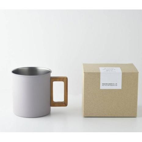 マグカップ WOOD HANDLE MUG ピンク/グリーン/グレーフリーカップ