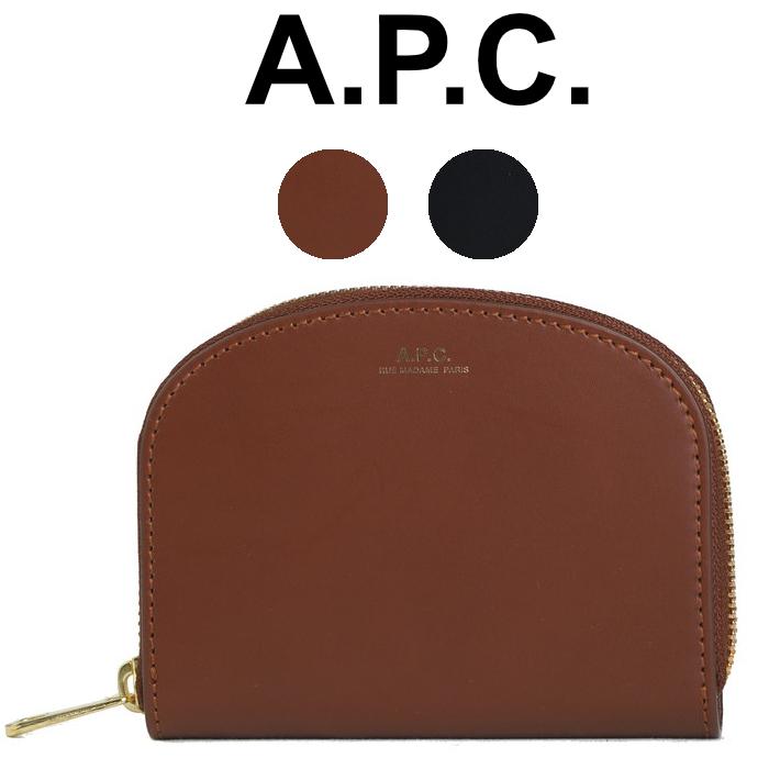 A.P.C. アーペーセー ラウンドファスナー 小銭入れ Demi-Lune A.P.C. アーペーセー ラウンドファスナー 小銭入れ Demi-Lune