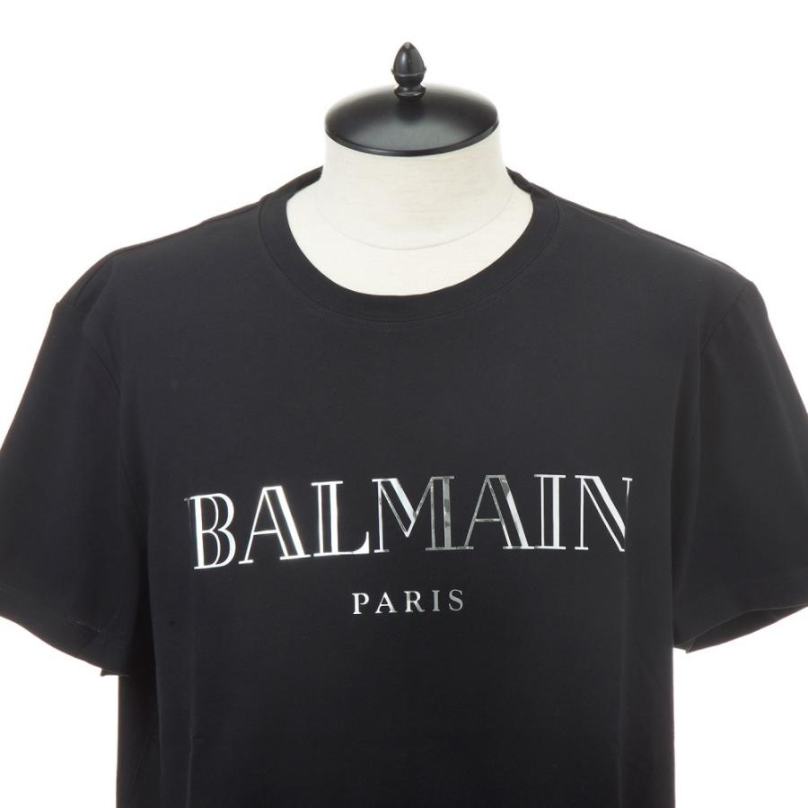 BALMAIN バルマン メンズ 半袖クルーネックTシャツ ロゴプリント 